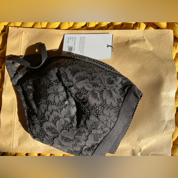 KNIX Deep V Lace Bra Bralette, Size XL, Black, NEW - Picture 2 of 5